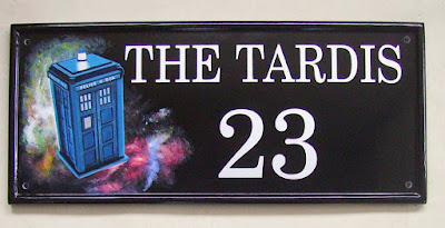 Pictorial House Signs from Yoursigns Ltd: Tardis House Sign