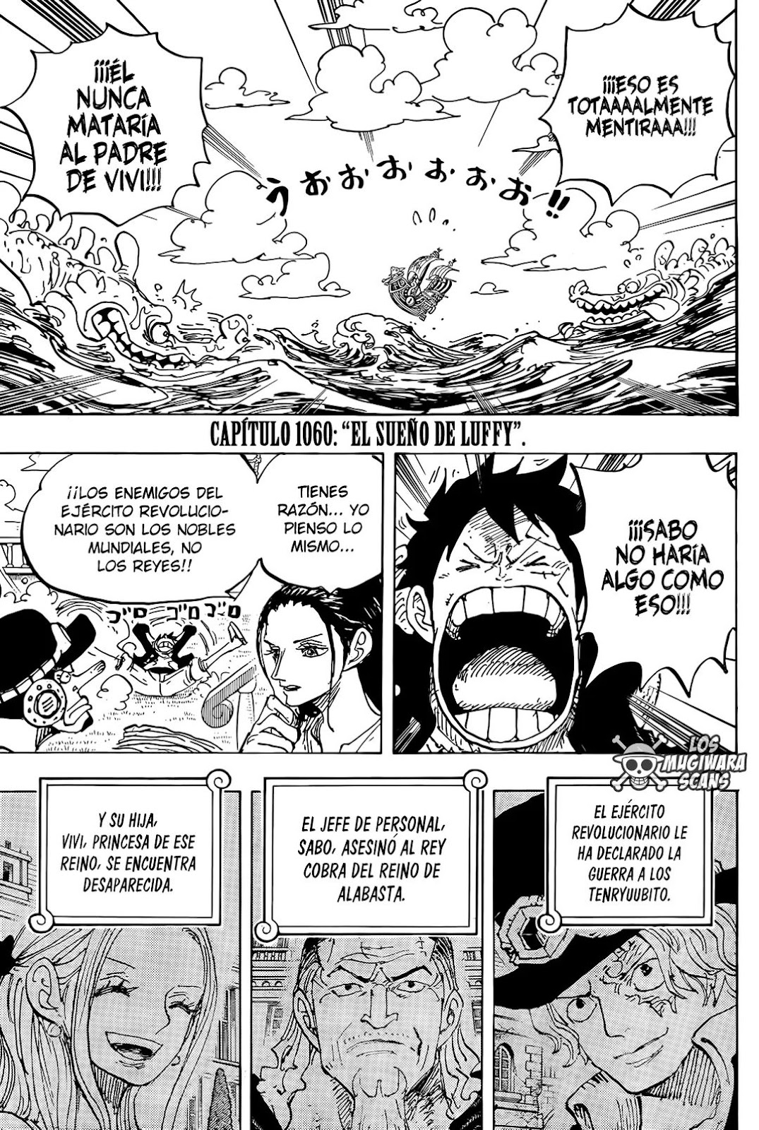 en el medio de la nada Faceta muy One Piece Manga 1060 Español AnimeAllStar / Manga Online