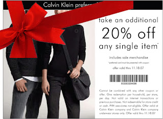 Free Printable Calvin Klein Coupons