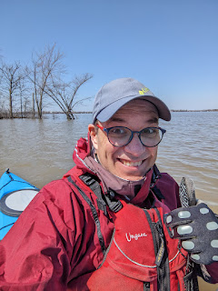 Thumb's up from Frank on a kayak