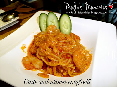 Paulin's Munchies - OSG Bar+ at Suntec City Mall - Crab and prawn spaghetti