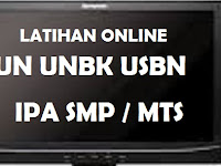 LATIHAN ONLINE SOAL UN UNBK USBN IPA SMP / MTS TAHUN 2019 (VERSI 2)