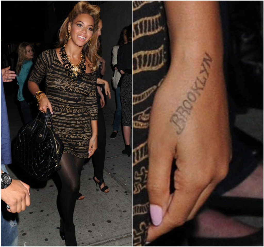 her new Brooklyn tattoo