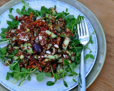 Recipes Quinoa Salad on On Hand  Red Quinoa Salad Your Way Recipe And Photo    Kitchen Parade