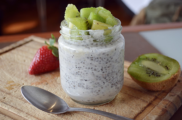 desayunos, brunch, recetas fit, chia pudding, chia. semillas de chia