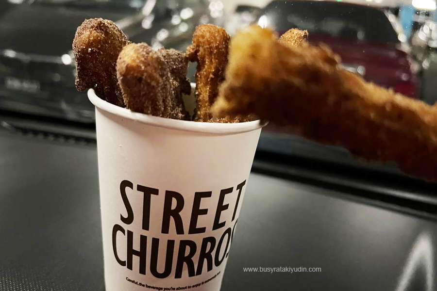 Street Churros Aman Central, Churros paling sedap, stick churros,