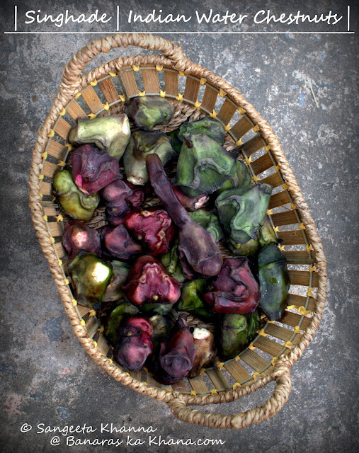 water chestnuts or singhade 