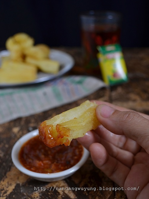 Nandangwuyung: SINGKONG GORENG BUMBU AYAM GORENG