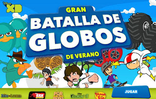 Jugar batalla de globos zeke y luher