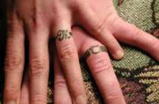 New Celebrity Trend Tattoo Wedding Rings