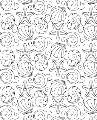 'Sally by the Seashore' digital pattern by Christy Dillon