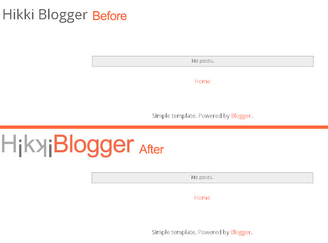 how to add a logo to blogger final result