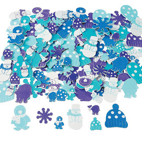 Box of 500 winter themed foam stickers for all kinds of Girl Scout crafts.