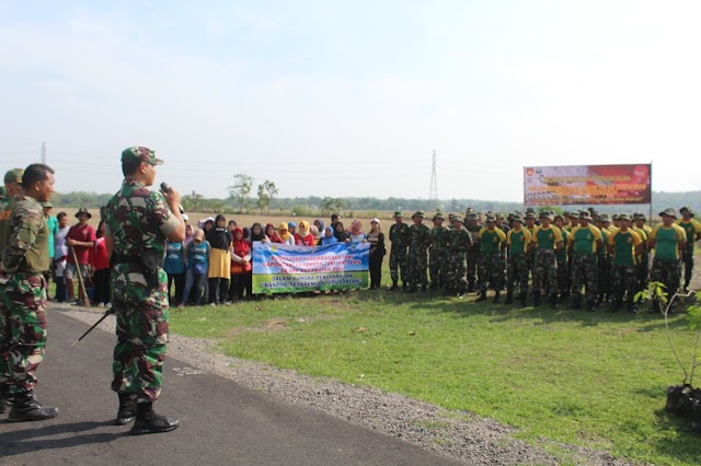 KODIM 0726/SUKOHARJO TANAM POHON DALAM RANGKA HARI JUANG TNI AD TAHUN 2019