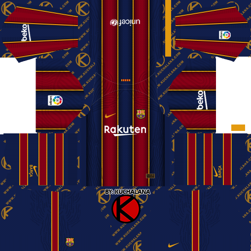 F.C. Barcelona 2020-21 Nike Kit - DLS2019 FTS15