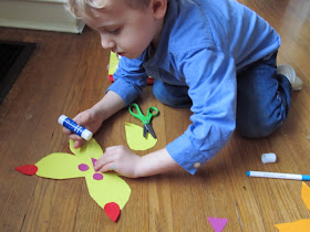 Decorating Paper Butterflies