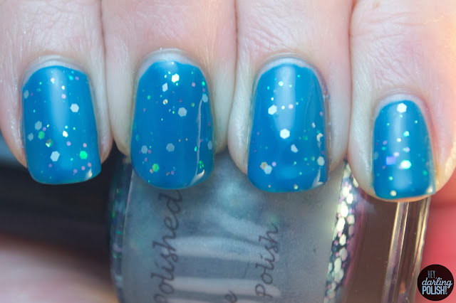 nails, nail polish, indie, indie polish, indie friday, live life polished, blueberry surprise, blue, glitter