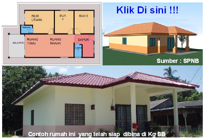Info : Program Rumah Mesra Rakyat (Banglo Setingkat 3 Bilik keluasan ...
