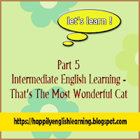 pembelajaran bahasa inggris part/bagian 5 untuk tingkat/level intermediate 