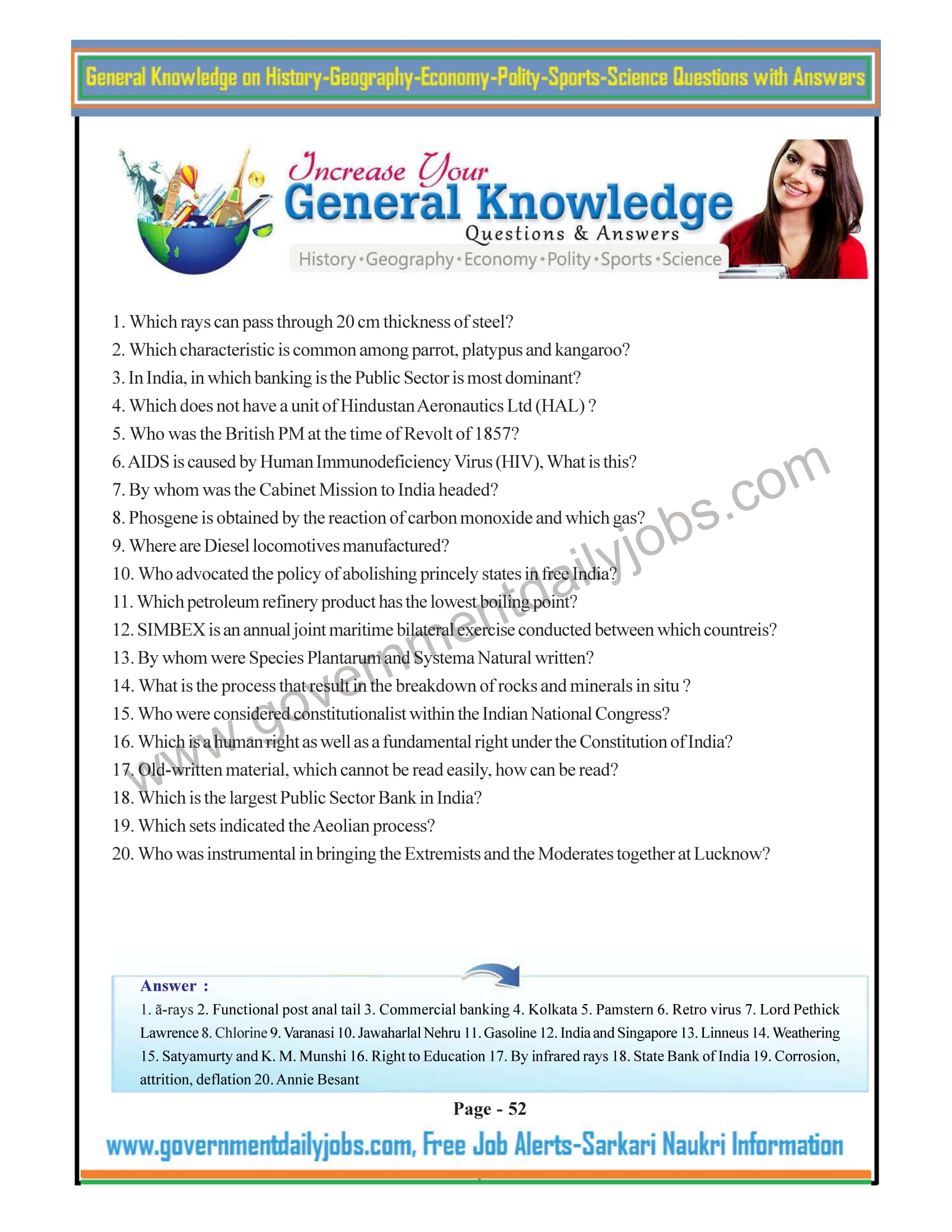 GK QUESTIONS WITH ANSWERS IN ENGLISH