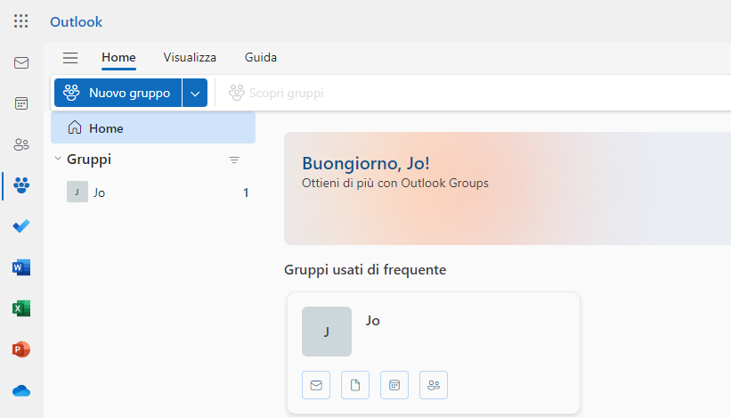 Gruppi su Outlook: collabora con amici e familiari su un obiettivo comune