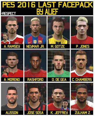 Alief PES 2016 Last Facepack