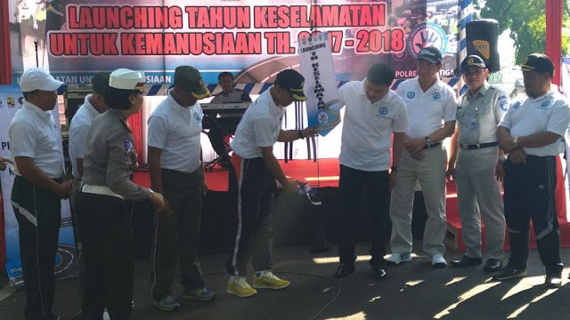 Polres Salatiga Launching ‘Tahun Keselamatan Untuk Manusia’