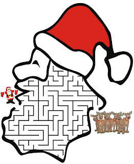 Christmas Games Kids Coloring Pages