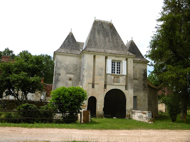 Gatehouse, Manoir de la Girouardiere, Indre. France. Photographed by Susan Walter. Tour the Loire Valley with a classic car and a private guide.