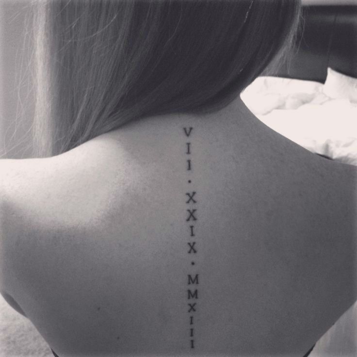 1997 em algarismo romano tatuagem pequeno 69 Imagens De Tattoos De Numeros Romanos Lindas