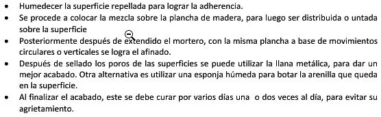 Afinado de Muros, Acabado Final de las Paredes o Muros.