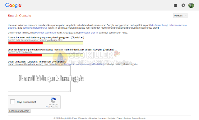  Cara Menghapus dan Melaporkan Situs Web Spam ke Google Cara Melaporkan Situs Spam ke Google - Splog atau Spam Blog