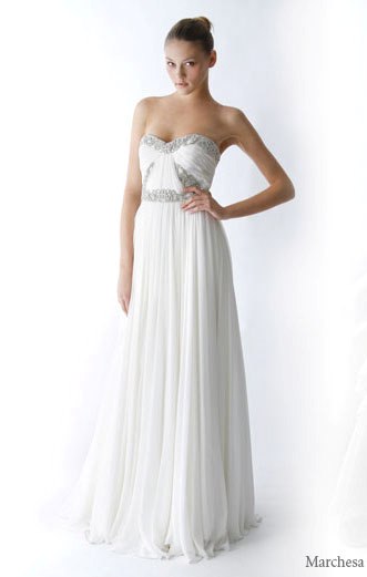 GRECIAN GODDESS WEDDING DRESS