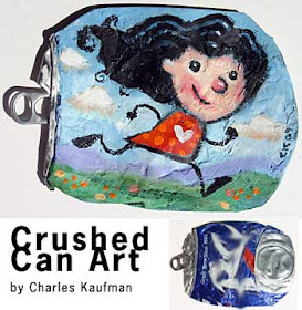 crushed can art, charles kaufman