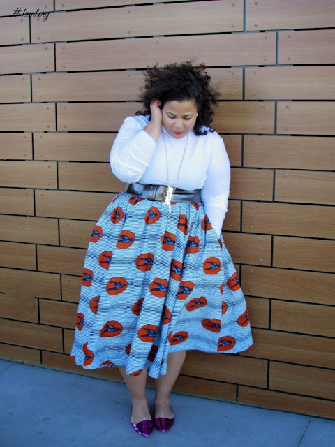 ankara skirt styles for plus size 