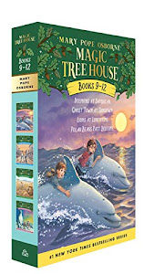 Magic Tree House Boxed Set, Books 9-12: Dolphins at Daybreak, Ghost Town at Sundown, Lions at Lunchtime, and Polar Bears Past Bedtime