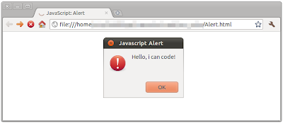 JavaScript: Alert