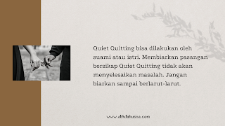 Faktor internal dan eksternal Quiet Quitting