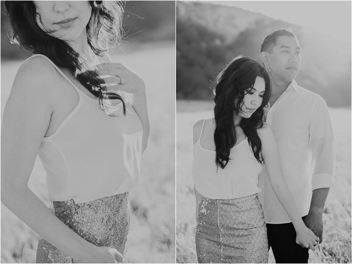 beautiful field engagement session by Closer to Love Photography