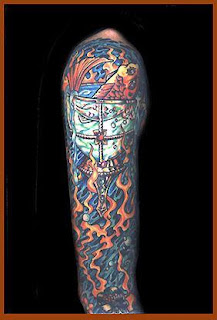 The Best Tattoos With Image Tattoo Designs A Koi and Water Lily Upper Arm Picture 9