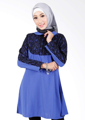 34 Model Baju Atasan Muslim Wanita Muslimah 2019 Cantik 