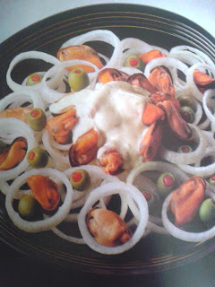 Ensalada con mejillones