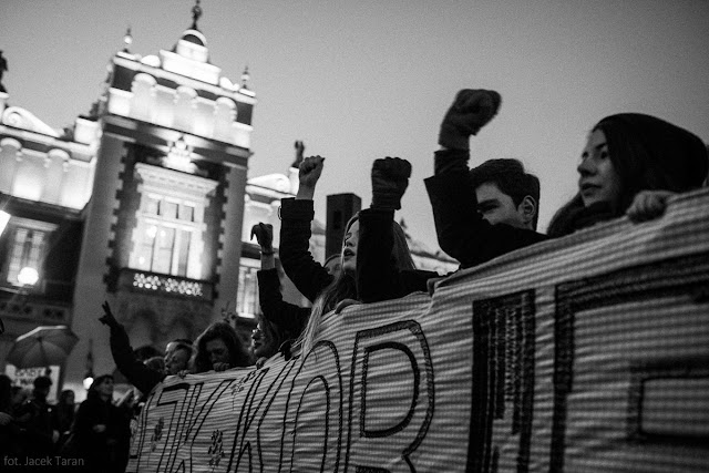 Międzynarodowy Straj Kobiet, Krakow 2017, fot. Jacek Taran