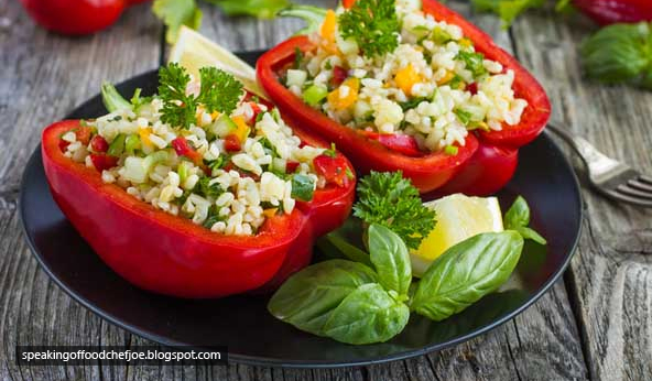 Vegetarian Stuffed Peppers Recipe of American Food