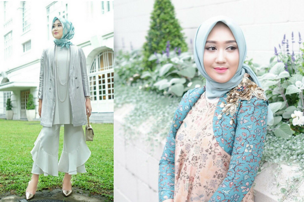 Outfit Kondangan Hijab Casual