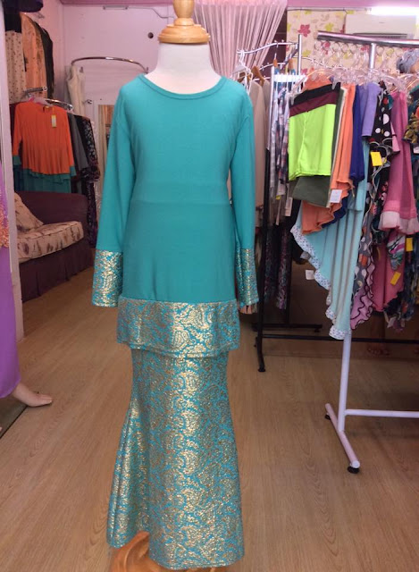 QAIREEN BRANDED KIDS SHOP Baju  Kurung  ala Songket  Kanak 