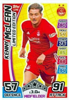 Topps Match Attax SPFL 2017-2018 Aberdeen Set