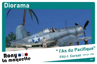 Diorama F4U-1 Corsair L'As du pacifique.