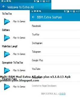 Multi BBM Mod Extra All plus plus v3.1.0.13 Apk jembercyber