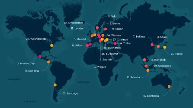 Where is the most popular destination for digital nomads?